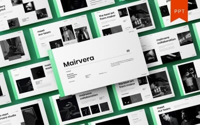 Mairvera – бізнес шаблон PowerPoint
