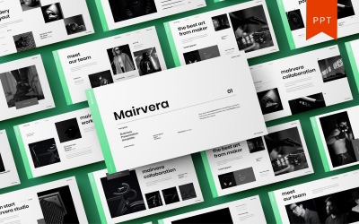 Mairvera – Biznes Szablony prezentacji PowerPoint