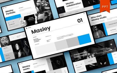 Masley – Üzleti PowerPoint sablon