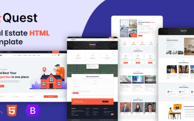 Quest - Modelo HTML de Imóveis
