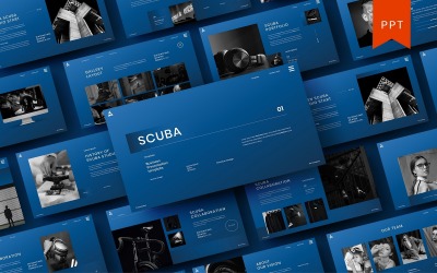 Scuba – Biznes Szablon PowerPoint