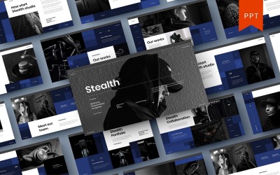 Stealth — Biznes Szablon PowerPoint