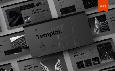 Templar – PowerPoint-mall för företag