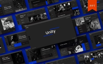 Unity - Zakelijk Sjablonen PowerPoint presentatie