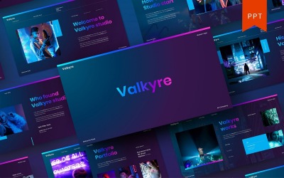Valkyre – PowerPoint-mall för företag