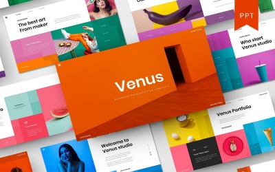 Venüs - İş PowerPoint Şablonu