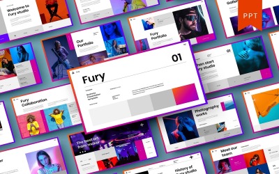 Wut – Business-PowerPoint-Vorlage