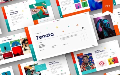 Zenata - Modelo de PowerPoint de Negócios