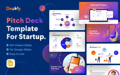 Deckly - Pitch Deck Google Slide Presentation Template