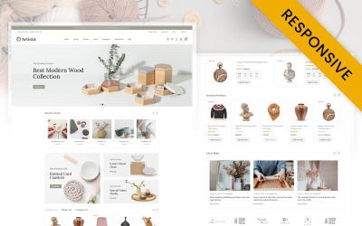 Sanatsal - El Yapımı Sanat ve El Sanatları Mağazası Prestashop Teması