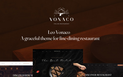 TM Vonaco - Fine-Dining och Nouvelle Cuisine PrestaShop-tema