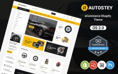 Autostey - Thème Shopify pour pièces de rechange automobiles