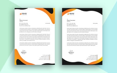 Briefkopfvorlage für Agenturen für digitales Marketing für Großunternehmen