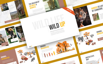 Professionelle PowerPoint-Vorlage von WildUp Nature