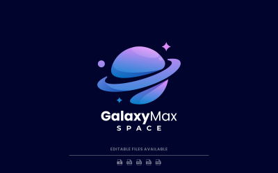Дизайн логотипу Galaxy Gradient