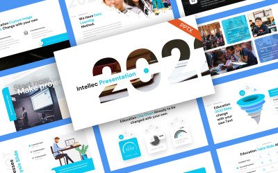 Intellec Education Шаблон PowerPoint