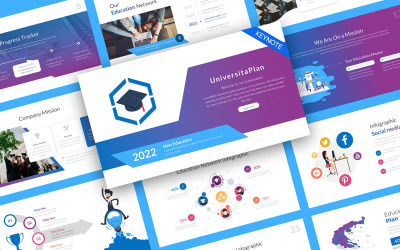 Keynote-sjabloon voor universitair onderwijs
