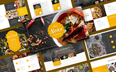 Noice Food Modèles des présentations PowerPoint