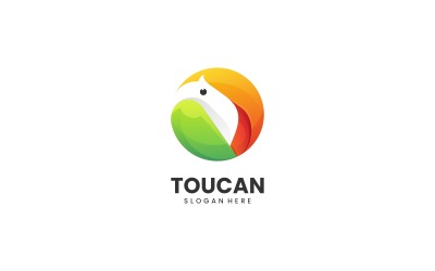 Tukan bunte Logo-Vorlage