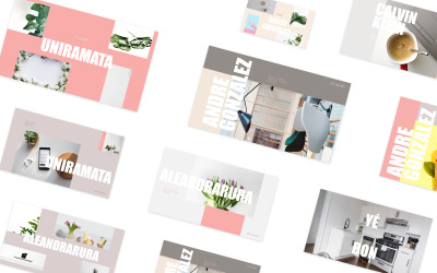 YE BON Fashion Google Slides-sjabloon