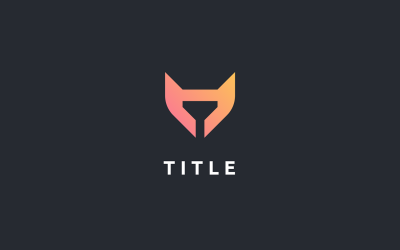 Modern Minimal Elemental Tilki Gölgesi Fintech Tech Logosu