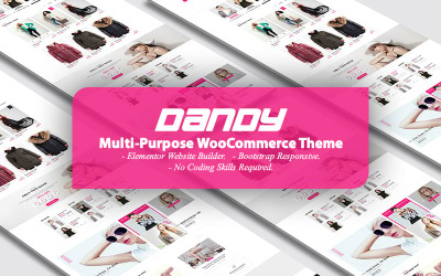 Dandy — многоцелевая тема WooCommerce