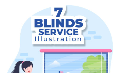 7 Mini Persienner Service Illustration