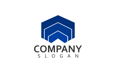 Modern abstrakt logotypdesignmall 12