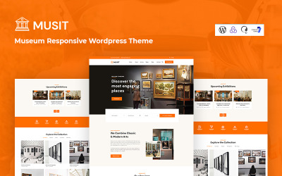 Musit – адаптивна тема WordPress для музею