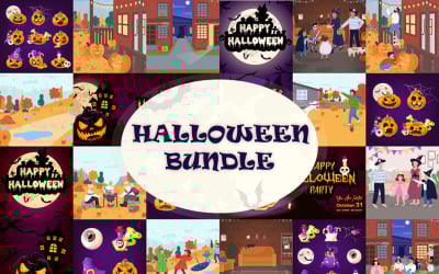 Paquete de ilustración de Halloween