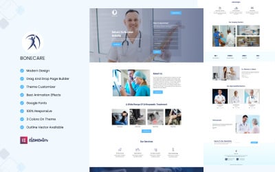 Bonecare - Trattamenti ortopedici Elementor Landing Page