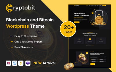 Cryptobit - Blockchain & Cryptocurrency WordPress Theme