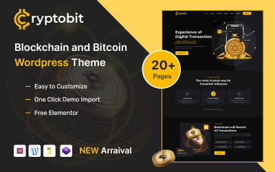 Cryptobit - Motyw WordPress dla Blockchain i Kryptowalut
