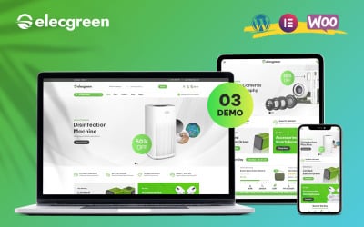 Elecgreen – elektronické víceúčelové téma WooCommerce