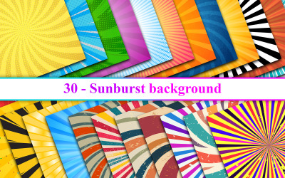 Fond Sunburst, ensemble de fond Sunburst