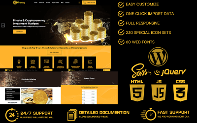 Cryptog - Tema WordPress de Bitcoin e Criptomoeda