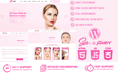 Este - тема WordPress для салону краси