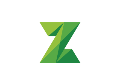 零-字母 Z 标志模板