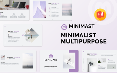 Minimast – minimalistyczny uniwersalny szablon prezentacji PowerPoint