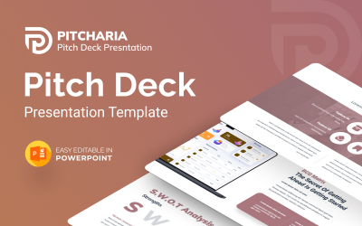 Pitcharia – Pitch Deck PowerPointová prezentační šablona