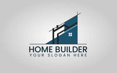 Шаблон логотипу компанії Home Builder