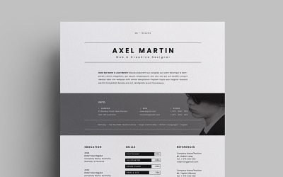 Clean & Minimal CV Template