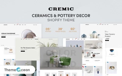 Cremic - Ceramics &amp;amp; Pottery Decor 响应式 Shopify 主题