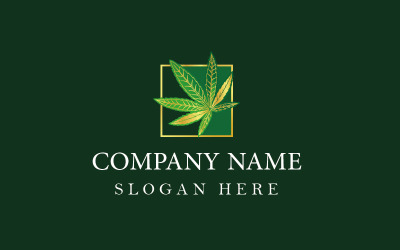 Hälsosam natur logotyp mall