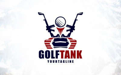 Veteran Army Tank Golf logó