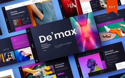 Demax – PowerPoint-mall för företag