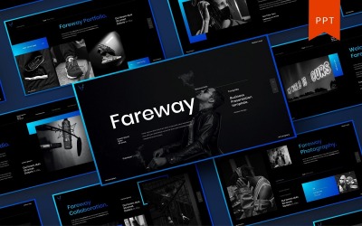 Fareway – Üzleti PowerPoint sablon