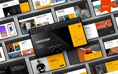 Obsidienne – Modèle PowerPoint