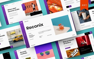 Reconix – Modelo de PowerPoint de Negócios