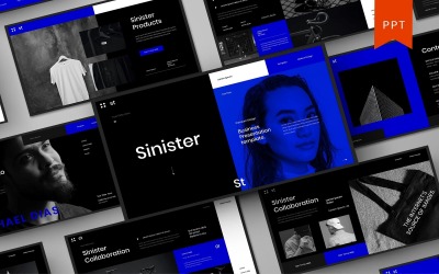Sinister – Sjablonen PowerPoint presentatie